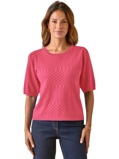 Pull maille encolure ronde - DAXON - Kiabi