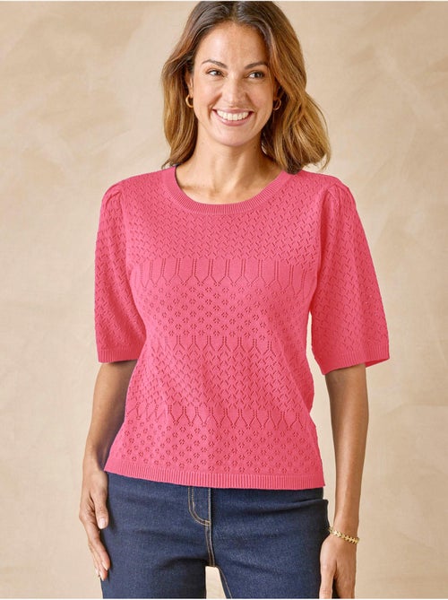 Pull maille encolure ronde - DAXON - Kiabi
