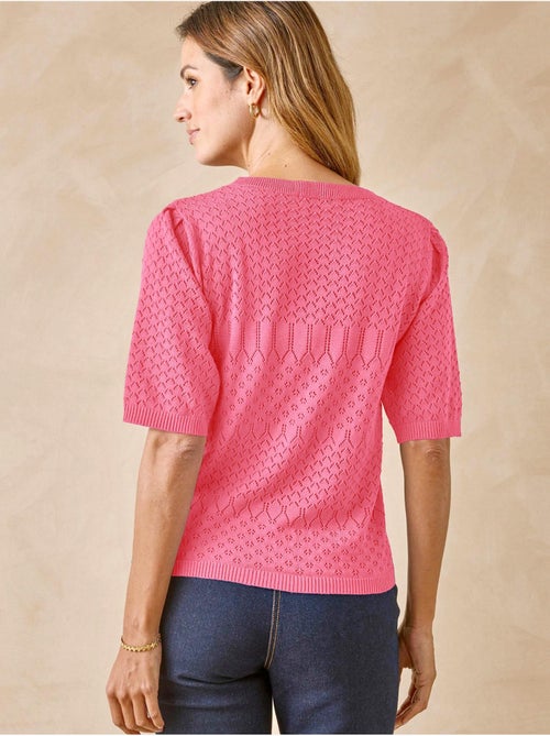 Pull maille encolure ronde - DAXON - Kiabi