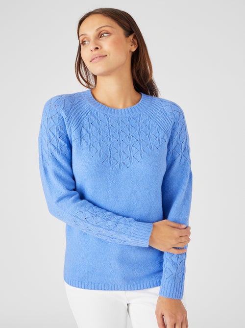 Pull maille fantaisie - Damart - Kiabi