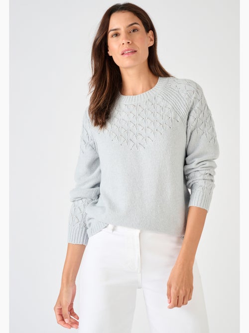 Pull maille fantaisie - Damart - Kiabi