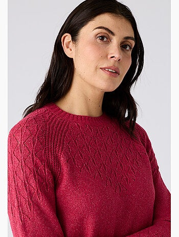Pull maille fantaisie - Damart