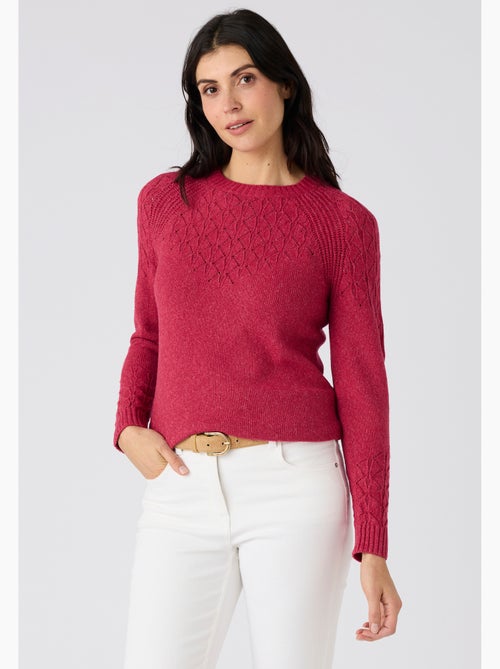 Pull maille fantaisie - Damart - Kiabi