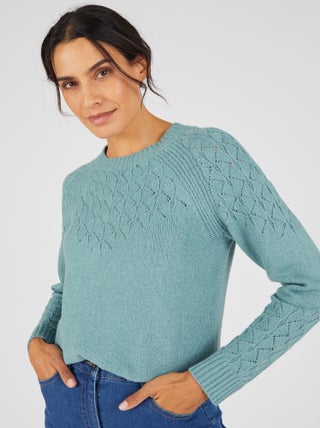 Pull maille fantaisie - Damart