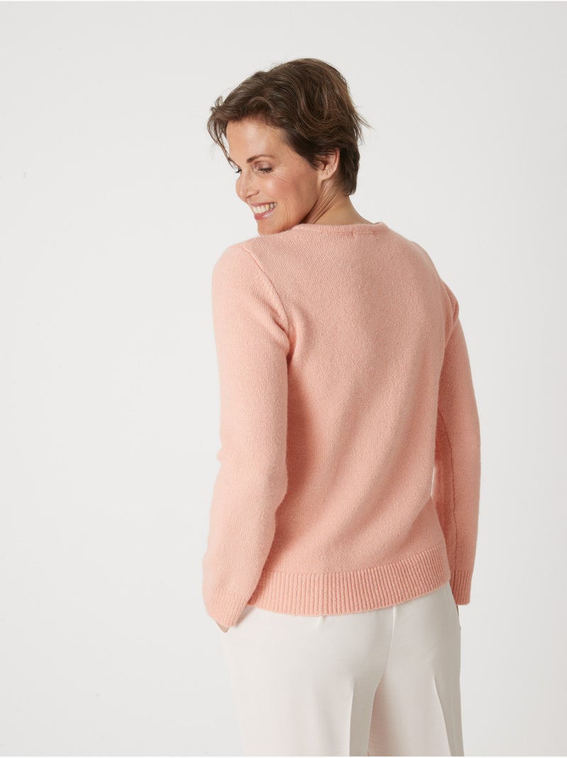Pull maille fantaisie - DAXON Saumon - Kiabi