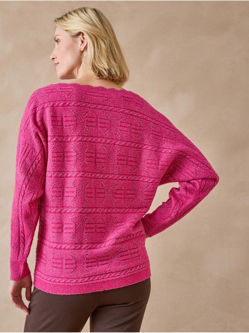 Pull maille fantaisie avec laine - DAXON - Kiabi