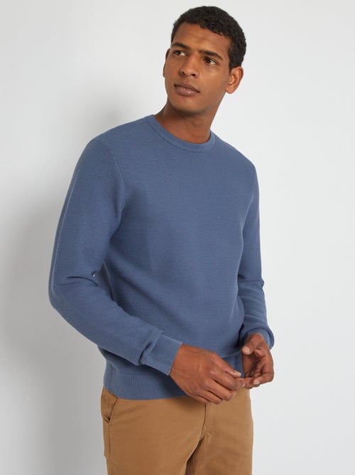 Pull maille fantaisie - Kiabi
