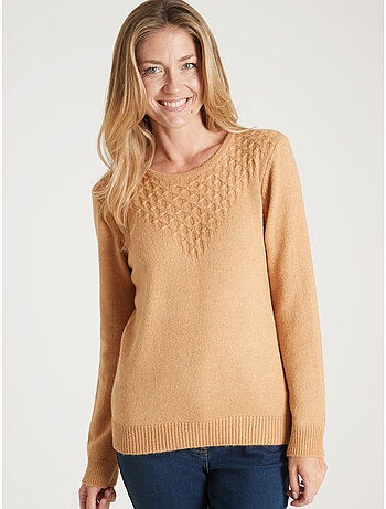Pull maille fantaisie