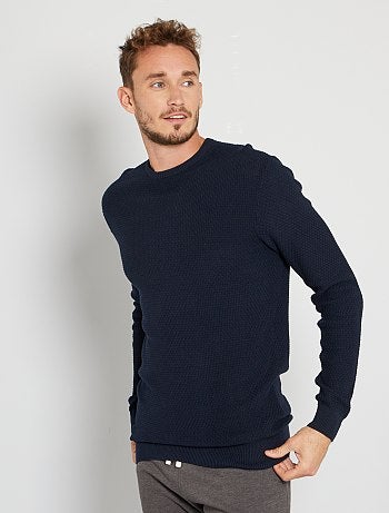Pull maille fantaisie éco-conçu +1m90