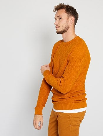 Pull maille fantaisie éco-conçu +1m90