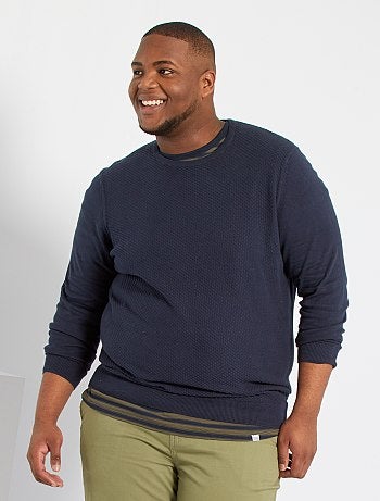 Pull maille fantaisie éco-conçu