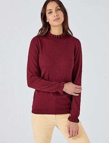 Pull maille fantaisie fine et chaude - Damart