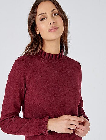 Pull maille fantaisie fine et chaude - Damart