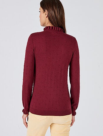 Pull maille fantaisie fine et chaude - Damart