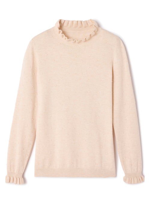 Pull maille fantaisie fine et chaude - Damart - Kiabi