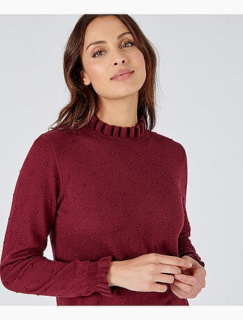 Pull maille fantaisie fine et chaude - Damart