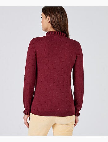 Pull maille fantaisie fine et chaude - Damart