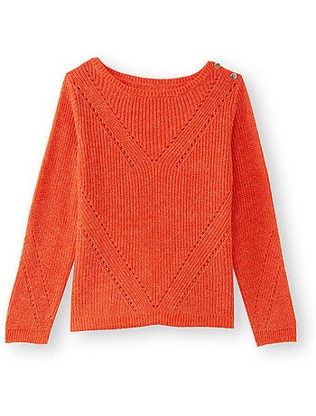 Pull maille fantaisie