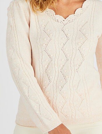 Pull maille fantaisie Thermolactyl - Damart