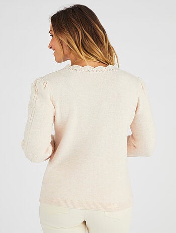 Pull maille fantaisie Thermolactyl - Damart
