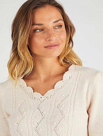 Pull maille fantaisie Thermolactyl - Damart