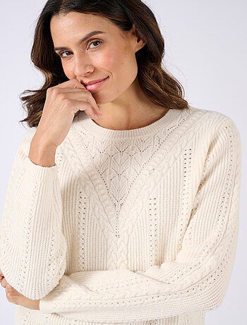 Pull maille fantaisie Thermolactyl - Damart