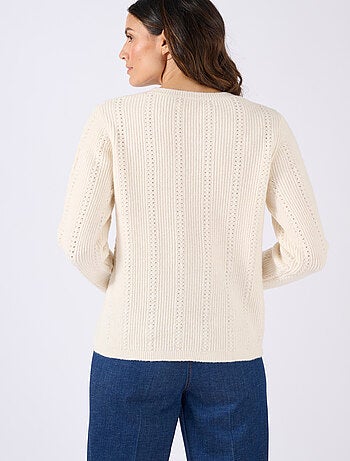 Pull maille fantaisie Thermolactyl - Damart