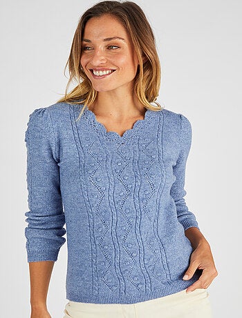 Pull maille fantaisie Thermolactyl - Damart