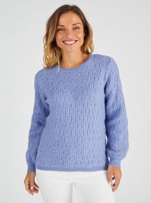 Pull maille fantaisie thermolactyl - damart - Kiabi