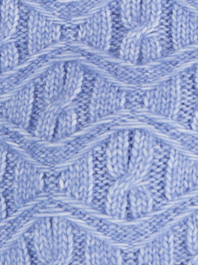 Pull maille fantaisie thermolactyl - damart Bleu - Kiabi