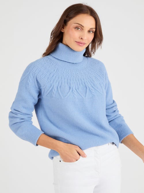 Pull maille fantaisie Thermolactyl - Damart - Kiabi