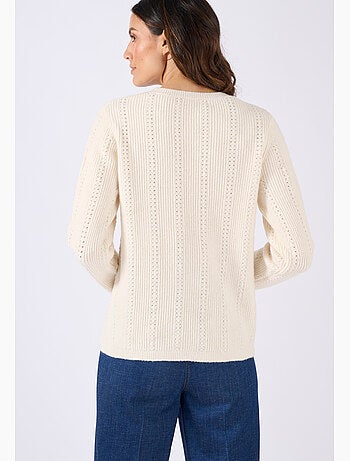 Pull maille fantaisie Thermolactyl - Damart