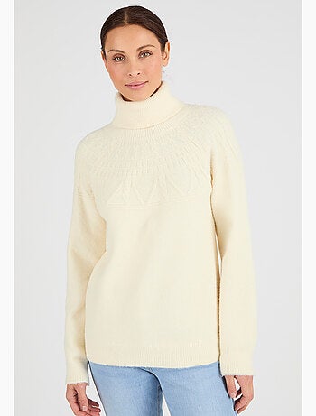 Pull maille fantaisie Thermolactyl - Damart