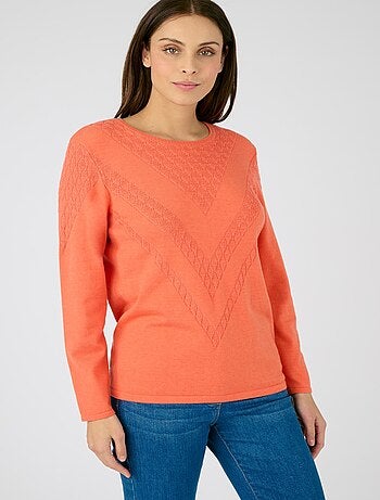 Pull maille fantaisie Thermolactyl - Damart