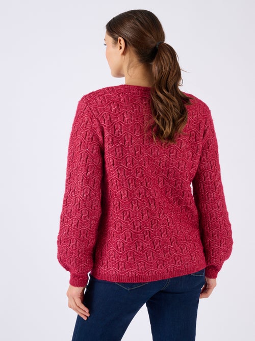 Pull maille fantaisie thermolactyl - damart - Kiabi