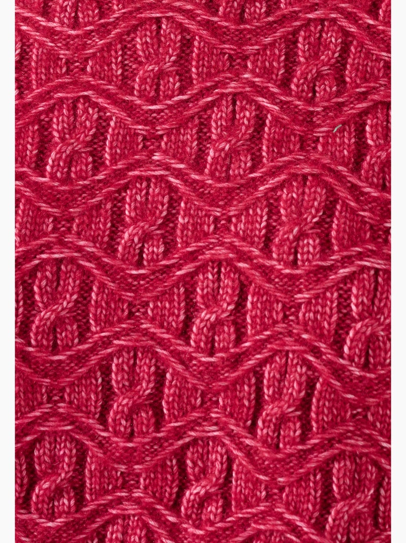 Pull maille fantaisie thermolactyl - damart Rouge - Kiabi