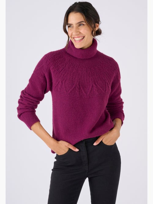Pull maille fantaisie Thermolactyl - Damart - Kiabi