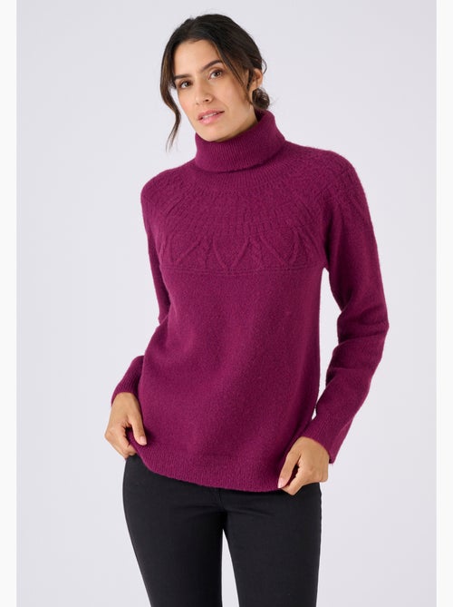 Pull maille fantaisie Thermolactyl - Damart - Kiabi