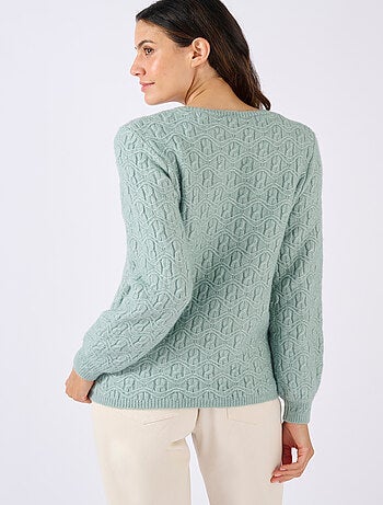 Pull maille fantaisie thermolactyl - damart
