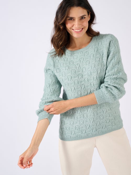 Pull maille fantaisie Thermolactyl - Damart - Kiabi