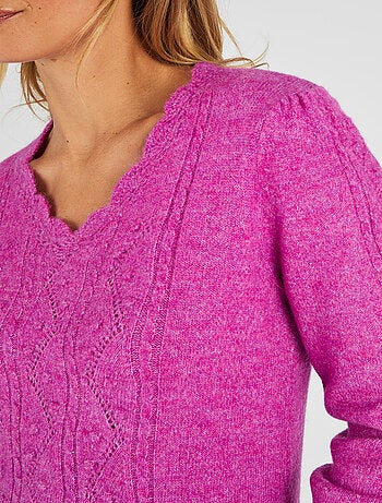 Pull maille fantaisie Thermolactyl - Damart