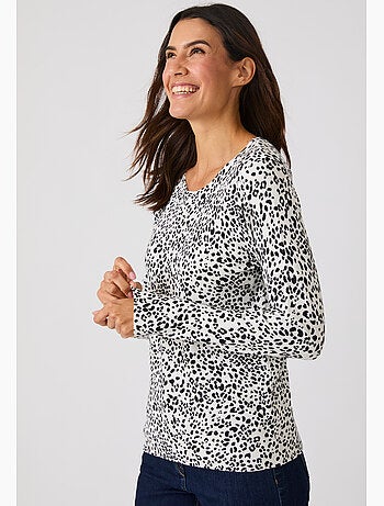 Pull maille fine - damart