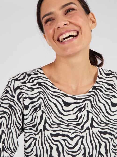 Pull maille fine - Damart - Kiabi