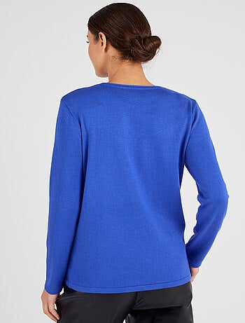 Pull maille fine à clous - Damart