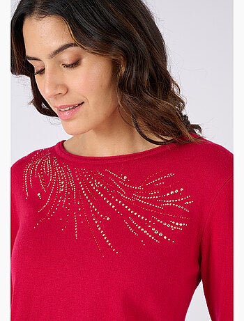 Pull maille fine à clous - Damart