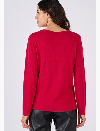 Pull maille fine à clous - Damart