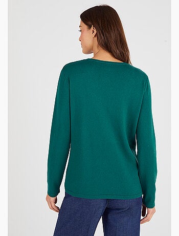 Pull maille fine à clous - Damart