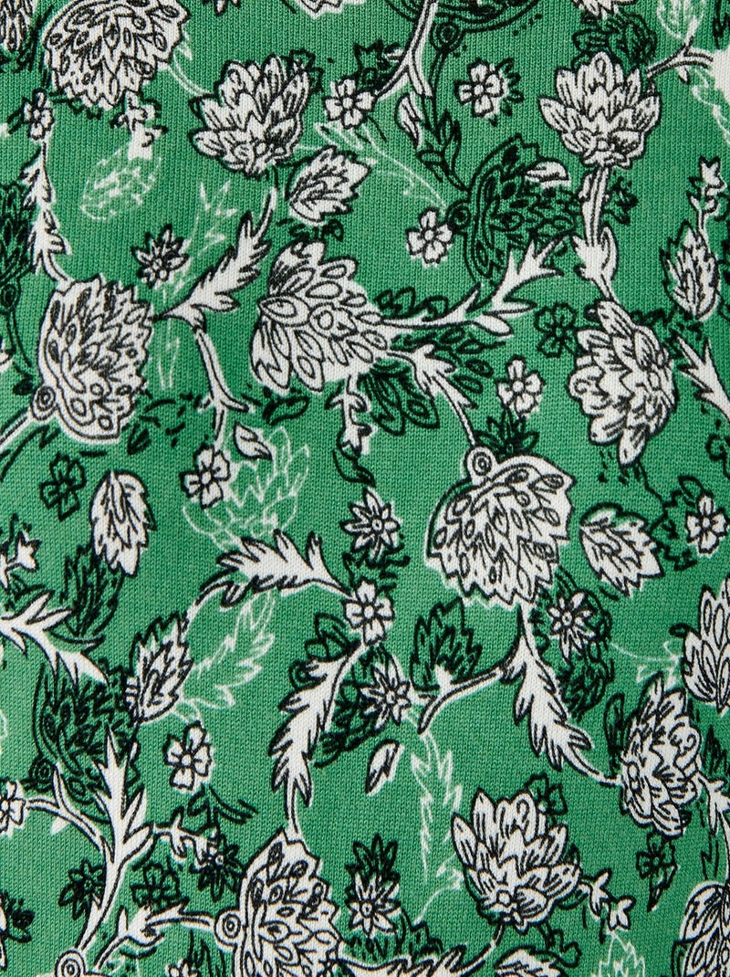 Pull maille fine manches 3/4 - damart Vert - Kiabi