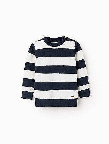 Pull Maille Fine Rayé