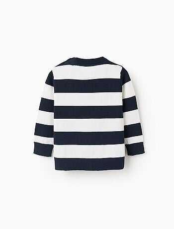 Pull Maille Fine Rayé